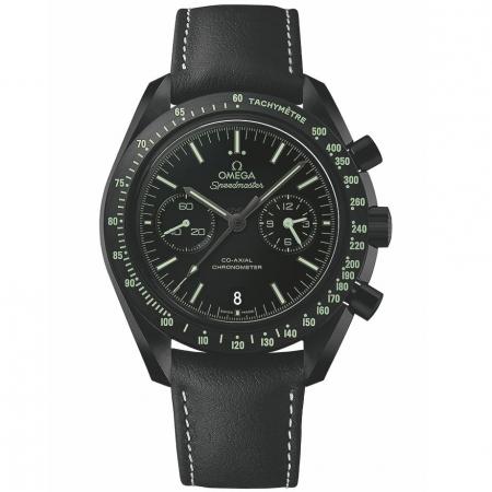 V6高仿欧米茄超霸系列311.92.44.51.01.004月之暗面 皮带男士手表