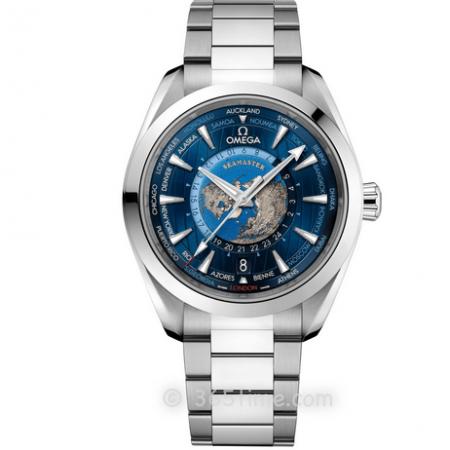 VS新品海马220.10.43.22.03.001世界时腕表,男士机械手表,钢带